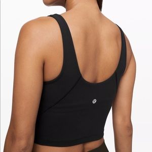 lululemon Align™ Cropped Tank Top Black size 8